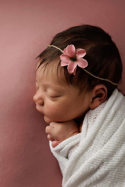 Newborn Portrait - Side profile